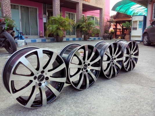 VIP 17 4รู100et42 กว้าง 7.5พื้นดำหน้าเงาไม่มีซ่อมสวยๆ