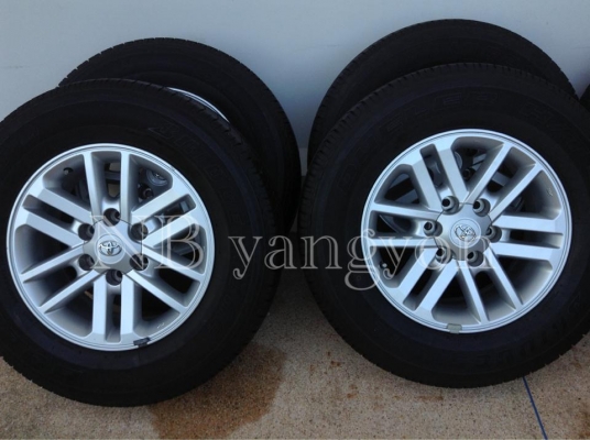 ล้อแม็ก fortuner bmc, vigo champ ขอบ 17พร้อมยาง 265-65-17