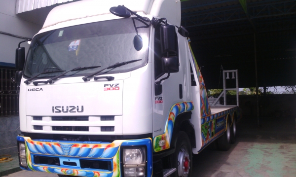 10 ล้อ 2 เพลา ISUZU DECA FVZ 300 เทเลอร์