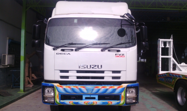 10 ล้อ 2 เพลา ISUZU DECA FVZ 300 เทเลอร์