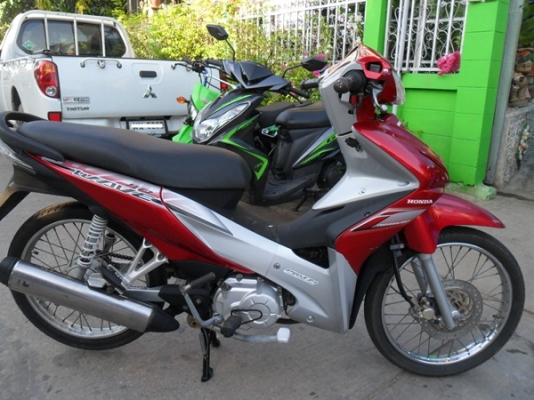 ฮอนด้าเวฟ110i สตาร์ทมือปี 52 รถบ้าน เครื่องดีสภาพสวยเอกสารพร้อมโอน