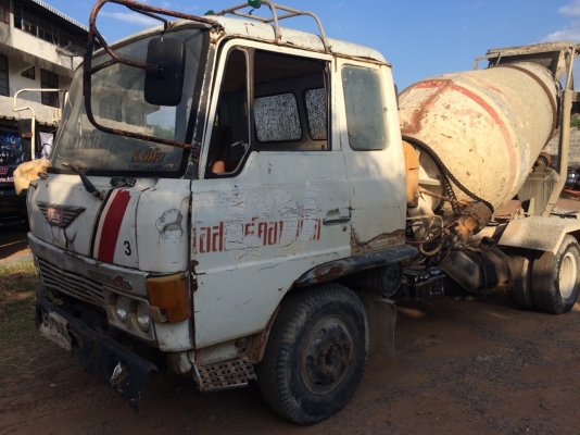 ขายรถ6ล้อHINO-FD โม่ปูน พร้อมใช้งานราคาถูก ทะเบียน ม.79