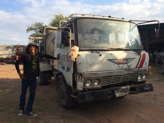 ขายรถ6ล้อHINO-FD โม่ปูน พร้อมใช้งานราคาถูก ทะเบียน ม.79