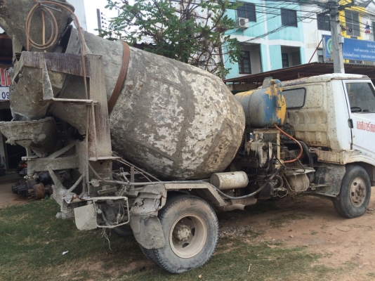 ขายรถ6ล้อHINO-FC โม่ปูน พร้อมใช้งานราคาถูก ไม่มีทะเบียน