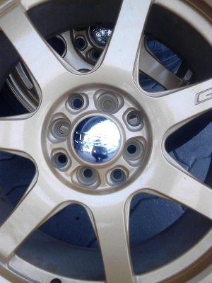 แม๊ก GP ขอบ 17 ET.42 พร้อมยาง 215/45R17 DUNLOP  ชุด 4 ล้อ  TEL.081-427-3941