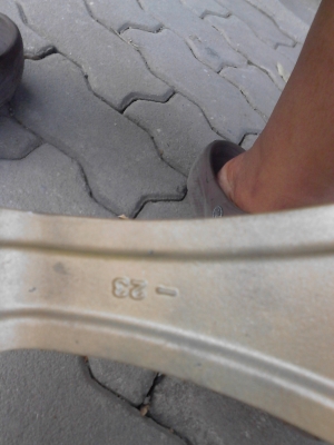 แม๊ก GP ขอบ 17 ET.42 พร้อมยาง 215/45R17 DUNLOP  ชุด 4 ล้อ  TEL.081-427-3941