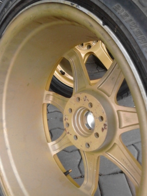 แม๊ก GP ขอบ 17 ET.42 พร้อมยาง 215/45R17 DUNLOP  ชุด 4 ล้อ  TEL.081-427-3941