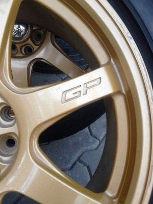 แม๊ก GP ขอบ 17 ET.42 พร้อมยาง 215/45R17 DUNLOP  ชุด 4 ล้อ  TEL.081-427-3941