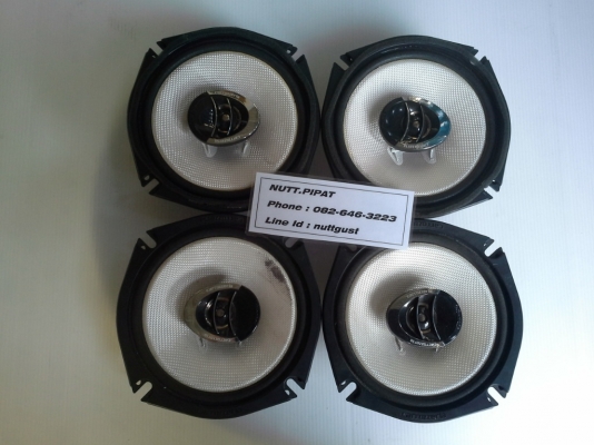 ลำโพง Pioneer TS-F1700 6.5" แกนร่วมสองทาง สวยๆ เสียงดี มือสองญี่ปุ่น