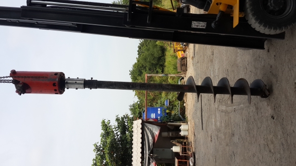 ขายมอเตอร์พร้อมดอกเจาะดินยืดยาวได้5.5เมตร