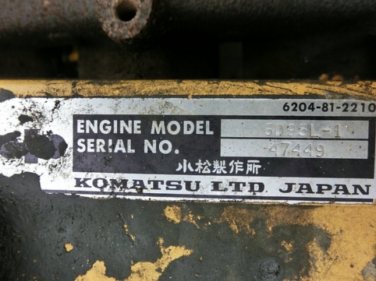 ขายรถแบคโฮ KOMATSU PC120-3 : 25736