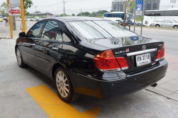 TOYOTA CAMRY ปี 2005 แท้ ตัว TOP ไมเนอร์เช้นจ์แล้ว ติดแก็ส LPG หัวฉีด เบาะหนังไฟฟ้า เครื่องสภาพดี ช่วงล่างดี แอร์เย็น พวงมาลัยมัลติฟังชั่น มีจอ TV ล้อ MAX ภายในลายไม้สวย สีสวย รถพร้อมใช้งาน จัดไฟแนนได้ ฟรีดาวน์