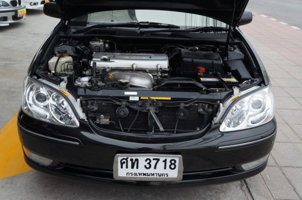 TOYOTA CAMRY ปี 2005 แท้ ตัว TOP ไมเนอร์เช้นจ์แล้ว ติดแก็ส LPG หัวฉีด เบาะหนังไฟฟ้า เครื่องสภาพดี ช่วงล่างดี แอร์เย็น พวงมาลัยมัลติฟังชั่น มีจอ TV ล้อ MAX ภายในลายไม้สวย สีสวย รถพร้อมใช้งาน จัดไฟแนนได้ ฟรีดาวน์