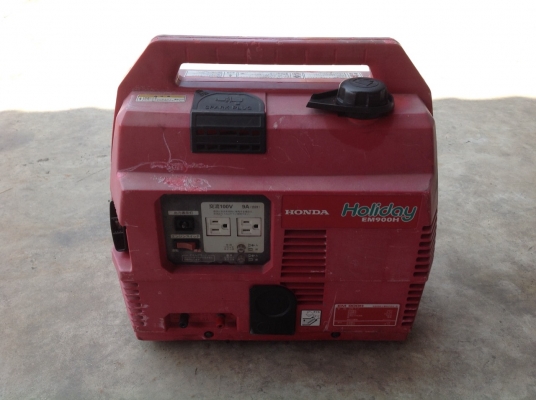 WWW.ByRin29.COM เครื่องปั่นไฟ HONDA HOLIDAY EM900H ไฟออก 100V 9A เครื่องเบนซิน สภาพเดิมๆจากญี่ปุ่น นำเข้าจากประเทศญี่ปุ่น