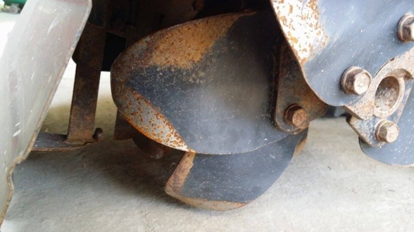 รถพรวนดินเดินตาม MITSUBISHI   ขนาด 3.5 แรง เก่าญี่ปุ่น พร้อมชุดพรวนดิน สภาพดี