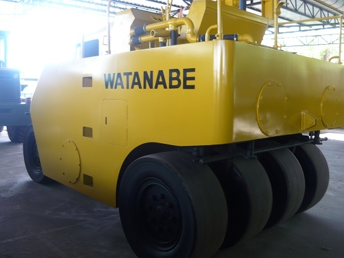 รถบด 7 ล้อยาง Watanabe WP15 รถเก่านอก นำเข้าจากญี่ปุ่น พร้อมใช้งาน สภาพเหมือนใหม่ เอกสารครบ 091 695-6445