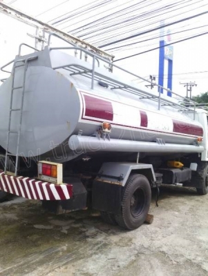 รถบรรทุกน้ำมัน 6 ล้อ MISUBISHI  CANTER 115 แรงม้า 8,000 ลิตร