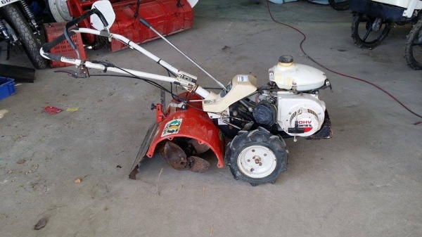 รถพรวนดินเดินตาม MITSUBISHI ขนาด 3.5 แรง เก่าญี่ปุ่น พร้อมชุดพรวนดิน สภาพดิน