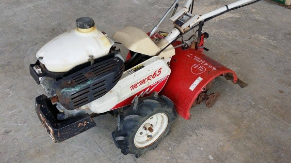 รถพรวนดินเดินตาม MITSUBISHI ขนาด 3.5 แรง เก่าญี่ปุ่น พร้อมชุดพรวนดิน สภาพดิน