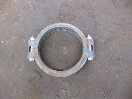 ขายแคมป์รัดท่อ 8 นิ้วพร้อมยางไลเนอร์ ขายแคมป์รัดท่อ 8 นิ้วพร้อมยางไลเนอร์