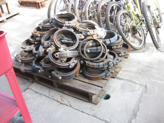 ขายแคมป์รัดท่อ 8 นิ้วพร้อมยางไลเนอร์