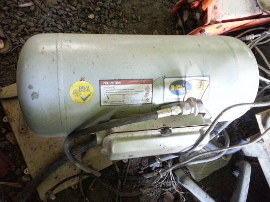 ถังแก๊ส ติดรถ  58ลิตร super