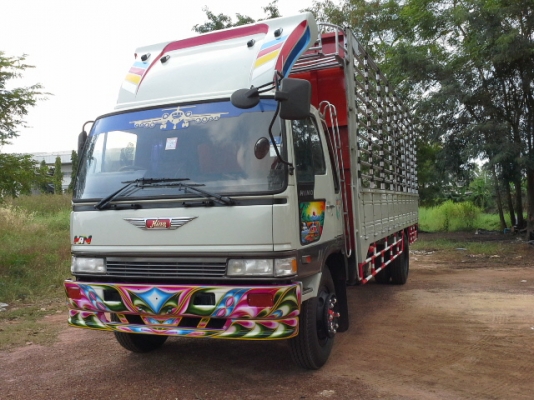 ขายด่วน รถหกล้อ HINO 195 แรง 7.20 เมตร สภาพสวยพร้อมใช้
