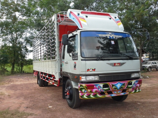 ขายด่วน รถหกล้อ HINO 195 แรง 7.20 เมตร สภาพสวยพร้อมใช้