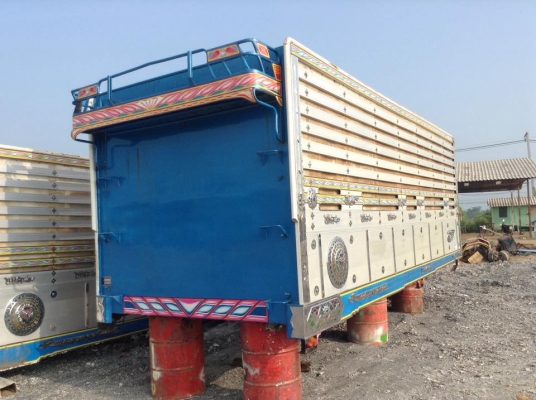 ขายกระบะรถสิบล้ออลูมิเนียมชุดใหญ่ ตัวหัว-ลูกพ่วง