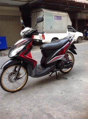 Mio 125 พร้อมเล่ม เครื่องเดิมๆแต่งสวยลงล้ออย่างเดียว ราคาถูกๆครับ