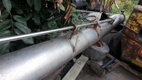 ขายท่อพญานาคสแตนเลสกว้าง 10 นิ้ว ยาว 6.80 เมตร พร้อมใช้งานครับ ขาย 27000 บาท ขายท่อพญานาคสแตนเลสกว้าง 10 นิ้ว ยาว 6.80 เมตร พร้อมใช้งานครับ ขาย 27000 บาท