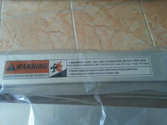 ขาย บันได ATV รถบิกไบค์ มอเตอร์ไซต์ต่างๆ  ขายอันละ  2800-