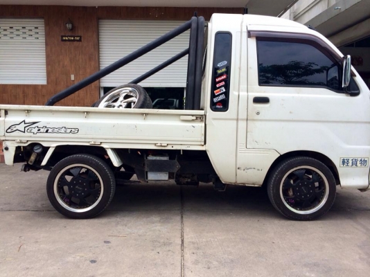 ล้อLeasing ญี่ปุ่น ดำขอบเงา ขอบ15x5.5 4/110 และ 4/100