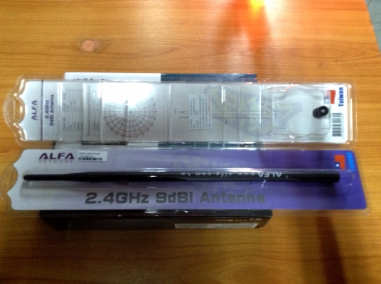 เสาอากาศเพิ่มความแรง Wifi ALFA 9dBi เสาอากาศเพิ่มความแรง Wifi ALFA 9dBi