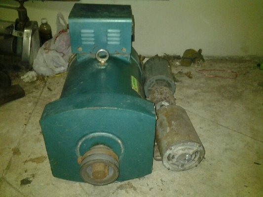 ไดปั่นไฟ (Generator) 5 kW และมอเตอร์ 2 ตัว
