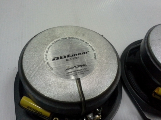 ลำโพง 4 นิ้ว Alpine DDLinear DLS-108X แกนร่วมสองทาง ลำโพง 4 นิ้ว Alpine DDLinear DLS-108X แกนร่วมสองทาง