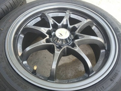 ขายล้อแม็กCE28 8รู100/114.3 ขอบ14 พร้อมยาง  4 ล้อ