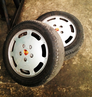 ขายล้อ porsche 928 16 นิ้ว 7 slot