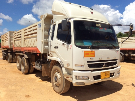 18ล้อแม่-ลูกดั้ม 270แรง FN62M25C ปี*2556 ไมล์1 แสนกว่าๆ รถสภาพสวย...