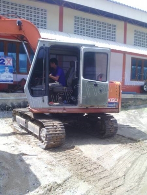 รถแบคโฮ HITACHI EX60 บอดี้สวย ช่วงล่างเต็ม