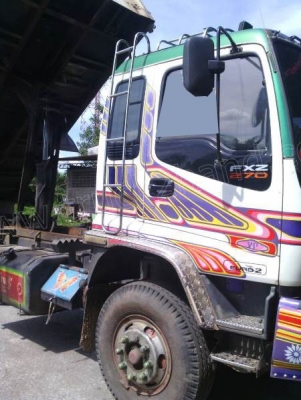 รถบรรทุกดั้มพ์ แม่-ลูก ISUZU DECA 270 ปี 49 กระบะมีเนียม คอกสูง รถบรรทุกดั้มพ์ แม่-ลูก ISUZU DECA 270 ปี 49 กระบะมีเนียม คอกสูง