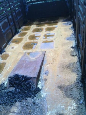 รถบรรทุกดั้มพ์ แม่-ลูก ISUZU DECA 270 ปี 49 กระบะมีเนียม คอกสูง