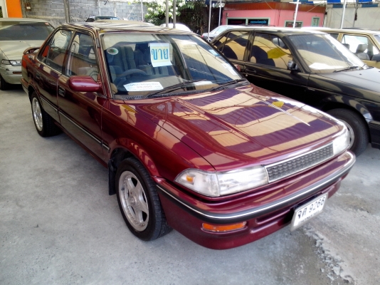 โตโยต้า โคโรล่า โดเรม่อน ปี 89 ออโต้แท้ เดิม บาง เครื่องเดิม สวยสุดๆ ไม่เคยติดแก๊ส