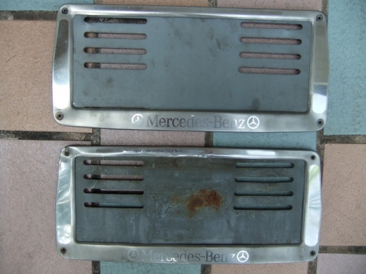 ขายครอบสแตนเลส สำหรับใส่บันไดแต่ง BENZรุ่น W210