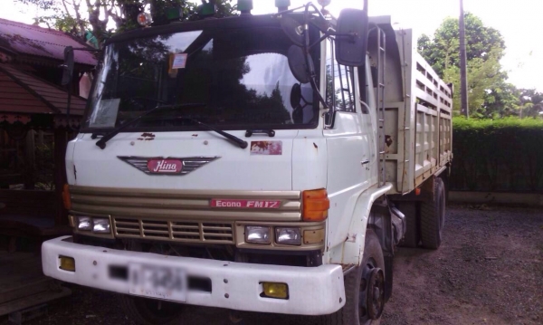 ขายรถบรรทุกสิบล้อดัมพ์ HINO FM226 เครื่อง EM100-220 แรง 2 เพลา ปี 38 กระบะดัมพ์