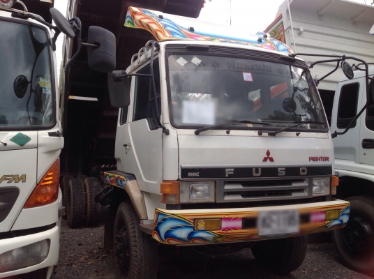 ขายรถบรรทุกสิบล้อดัมพ์ MITSUBISHI TURBO TF#2124 เครื่อง 6D16 turbo 220 แรง ปี 45