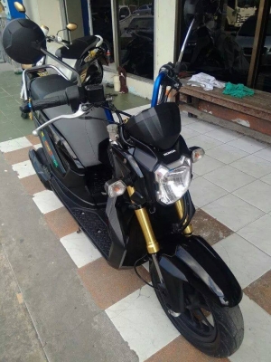 ทะเบียนสวย Honda Zoomer X ปี 2556 ตัว TOP คอมบายเบรค รุ่นใหม่ล่าสุด รถสวยมากๆขายอย่างถูก