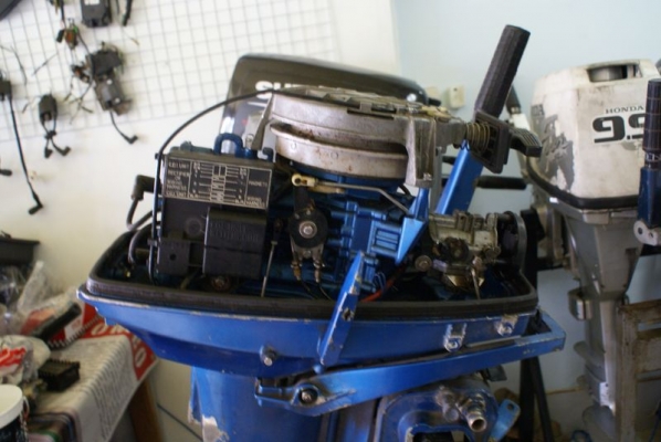 เครื่องเรือ ซูซูกิ 30แรงม้า หางยาว22นิ้ว สตาร์ทมือ เครื่อง2จังหวะ