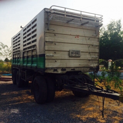 ขายลูกพ่วงไม่ดั้ม3เพลา7เมตร