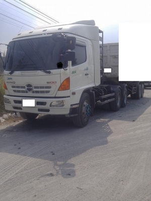 ขายรถสิบล้อหัวลาก HIno MEGa FM1J 260แรง ปี 53 NGV  มีระบบดั้ม ไฮดรอลิก โรงงานรถพร้อมใช้งาน